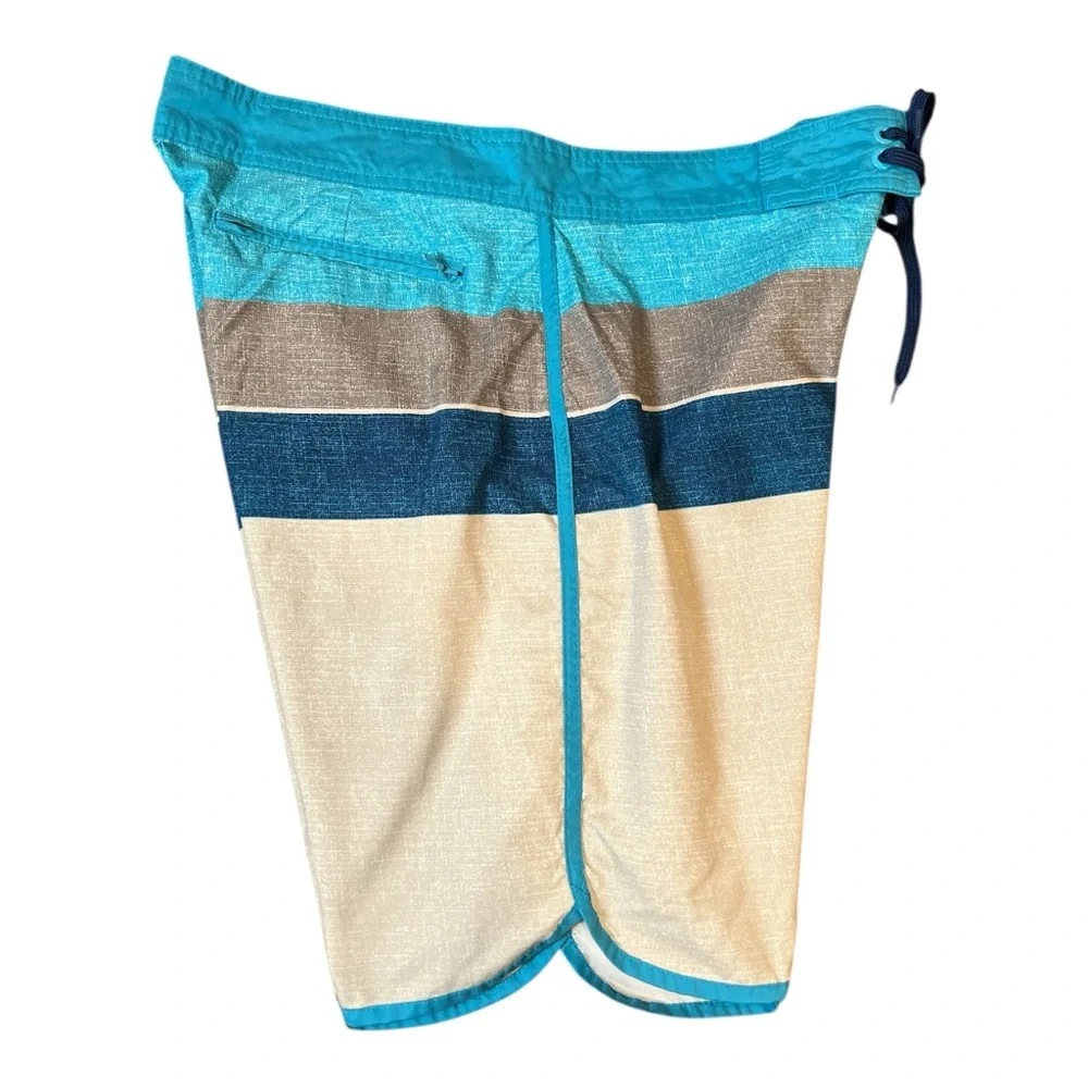 Old Navy Men’s‎ Swim Board Shorts Color Blue & Gray Size Large